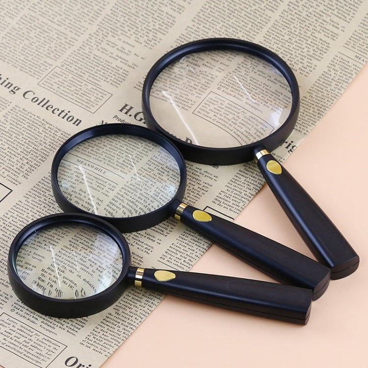 Children Science Education Elderly Reading Hand-Held Magnifying Glass, Specification: 110mm Reluova