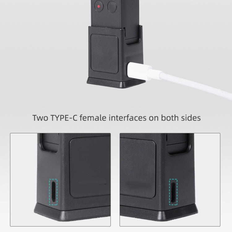 Sunnylife OP2-DZ9434 Desktop Charging Base Bracket With Type-C Charging Port 1/4 Inch Adapter For DJI Osmo Pocket 2 My Store