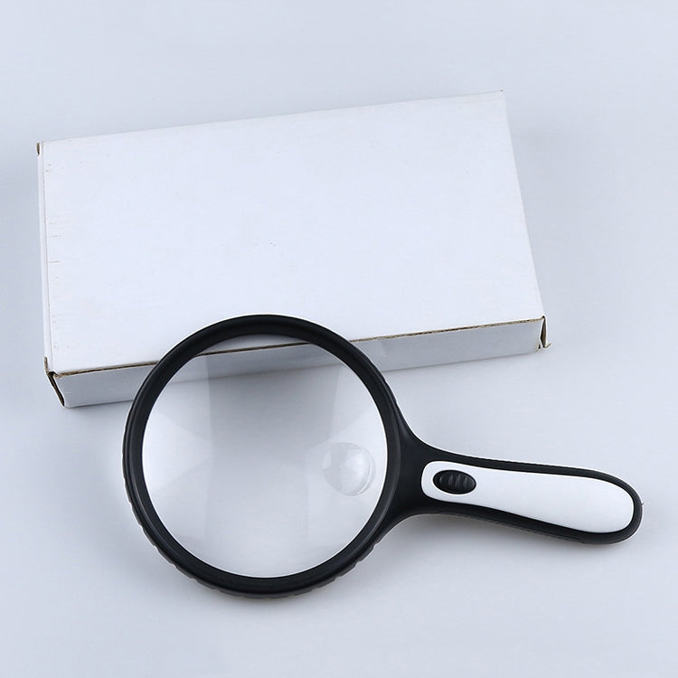 XT-4986E Handheld With Light Magnifier 10 Times Acrylic Lens Portable Magnifying Glass My Store