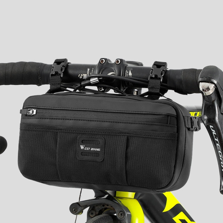 WEST BIKING 3L Bicycle Front Beam/Saddle Tail Bag Riding Diagonal Belt Bag Reluova