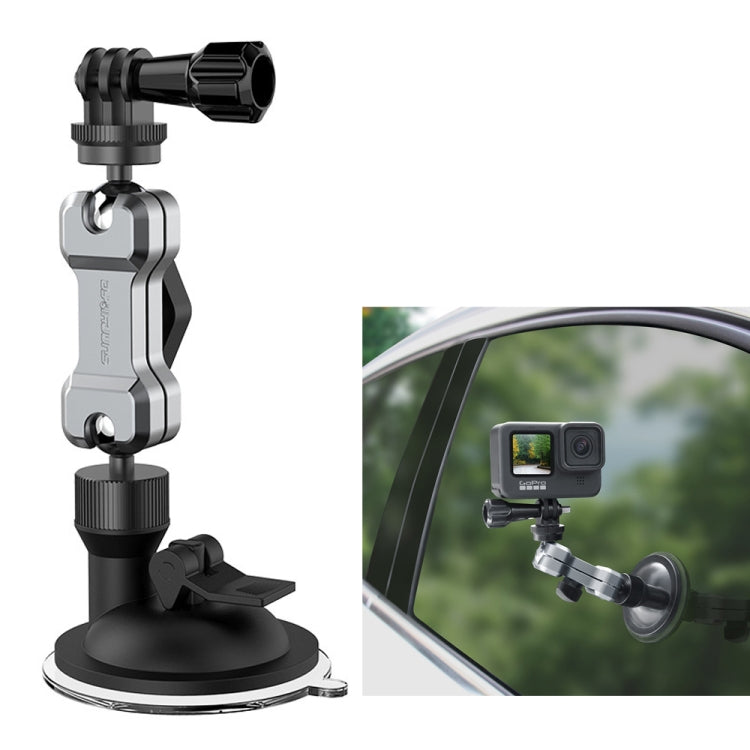 Sunnylife TY-Q9415 Aluminum Alloy Phone Holder Car Suction Cup Bracket Holder for GoPro HERO9 Black / HERO8 Black / HERO7 /6 /5 /5 Session /4 Session /4 /3+ /3 /2 /1, DJI Osmo Pocket 2 / Osmo Action, Insta360 One R, and Other Action Cameras My Store