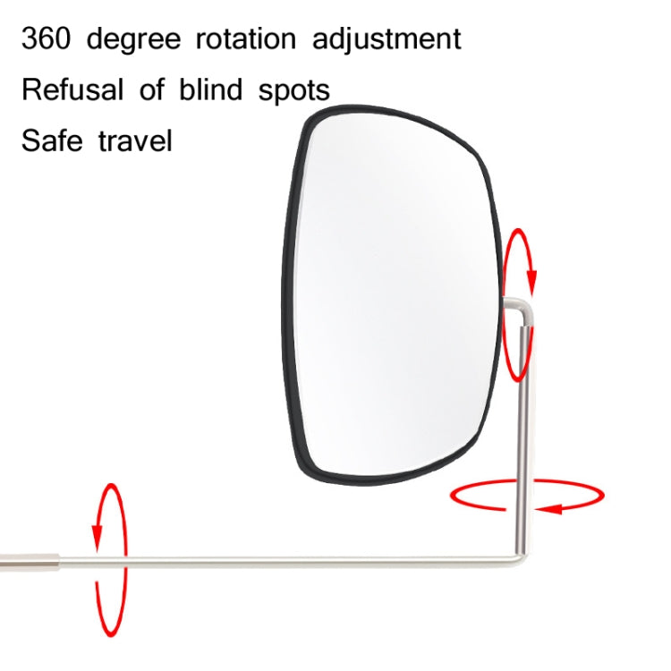 WEST BIKING Bicycle Riding Glasses Mini Rearview Mirror Multi-Angle Adjustable Flat Mirror Reluova