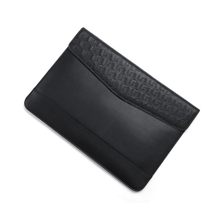 Horizontal  Embossed Notebook Liner Bag Ultra-Thin Magnetic Holster