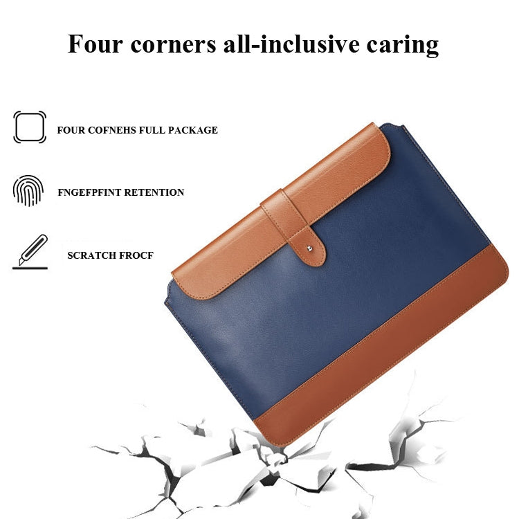 Horizontal Microfiber Color Matching Notebook Liner Bag, Style: