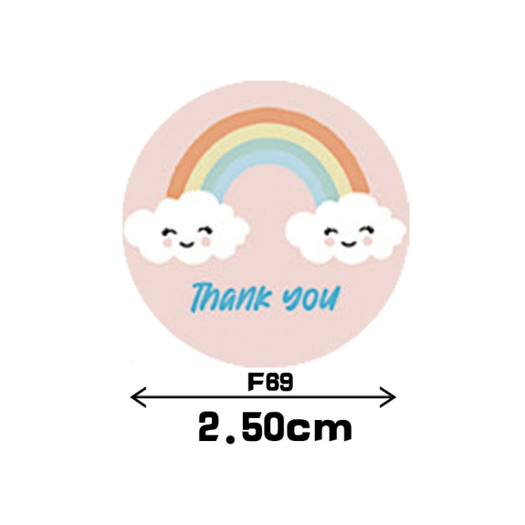 10 Rolls F69 Children Weather Sealing Sticker Envelope Decoration Label Sticker