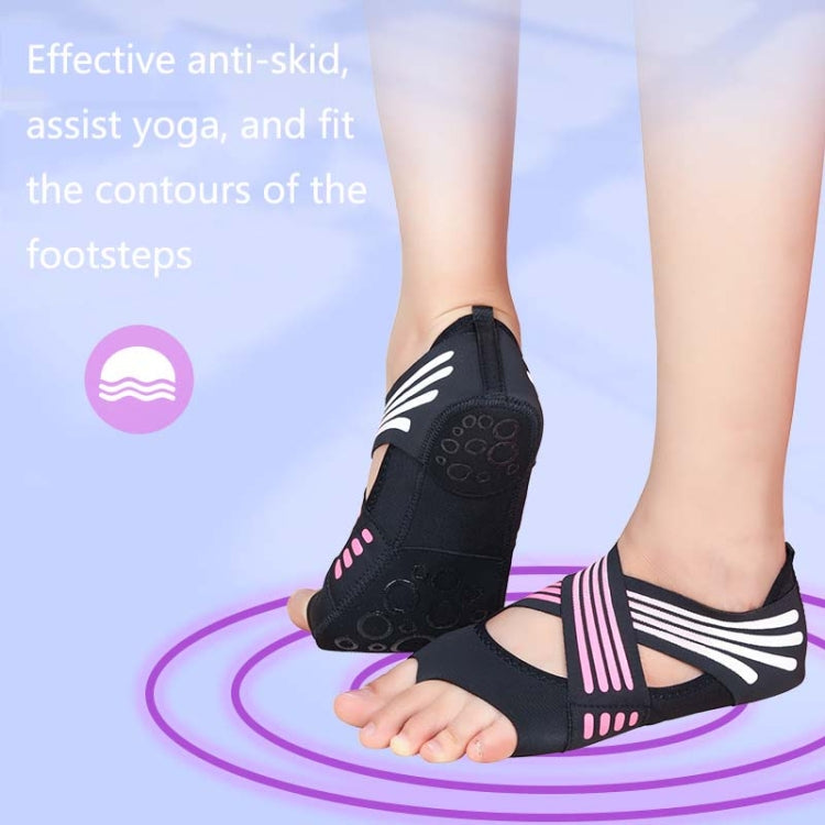 A Pair Fitness Soft-Soled Lightweight Non-Slip Yoga Shoes Five-Finger Dance Shoes-Reluova