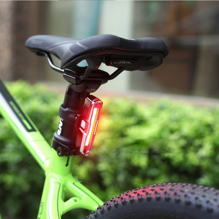 Bicycle Light USB Charging LED Warning Light Night Riding COB Tail Light, Specification: Reluova