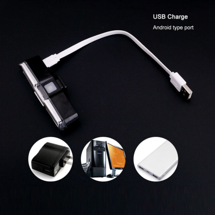 Bicycle Light USB Charging LED Warning Light Night Riding COB Tail Light, Specification: Reluova