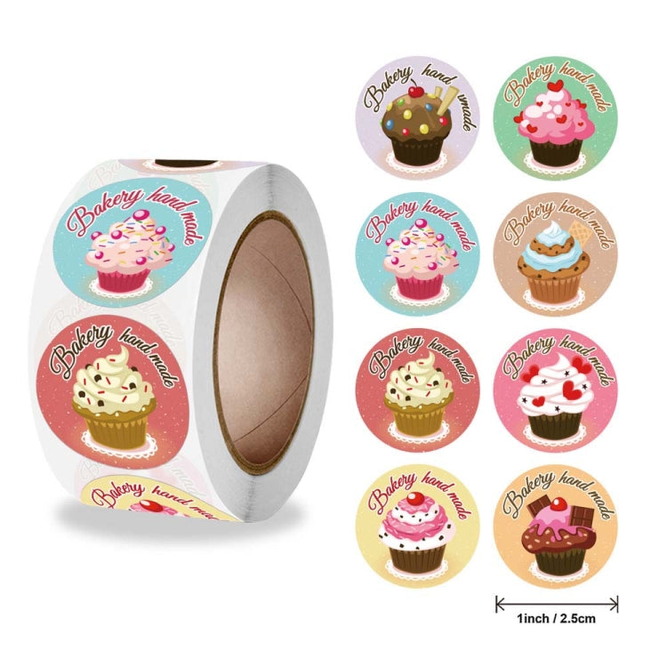 2 Rolls K-86 Cake Baking Handmade Thank You Label Gift Decoration Sealing Sticker-Reluova