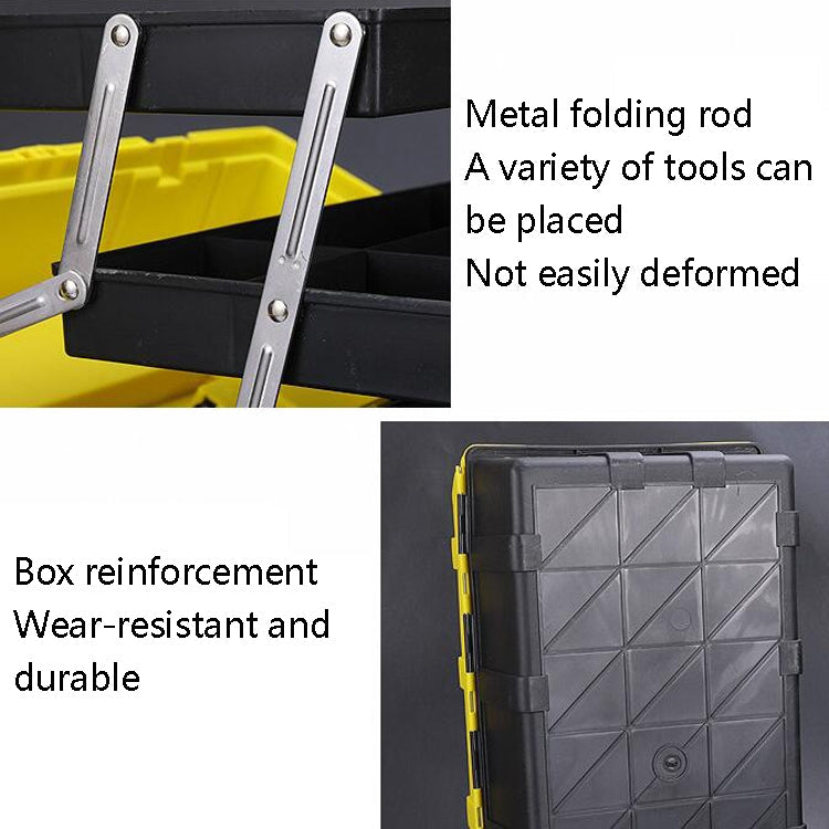 Hardware Storage Box Hand-Filled Car Parts Toolbox Portable Electrician Repair Toolbox