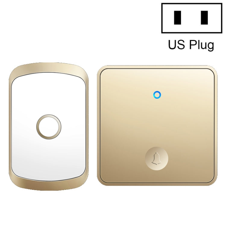 CACAZI FA50 1 For 1 Push-button Self-generating Wireless Doorbell Reluova