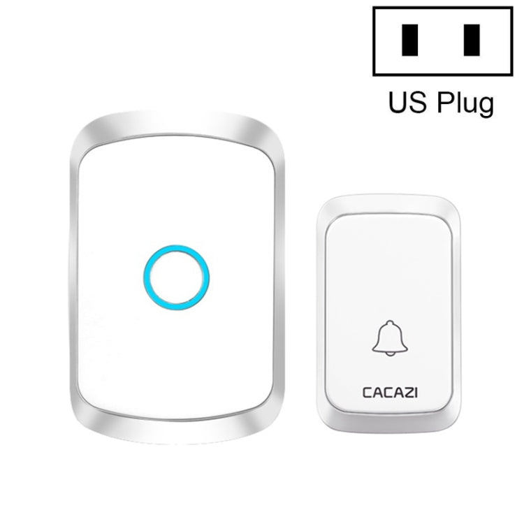 CACAZI A50 1 For 1 Wireless Music Doorbell without Battery