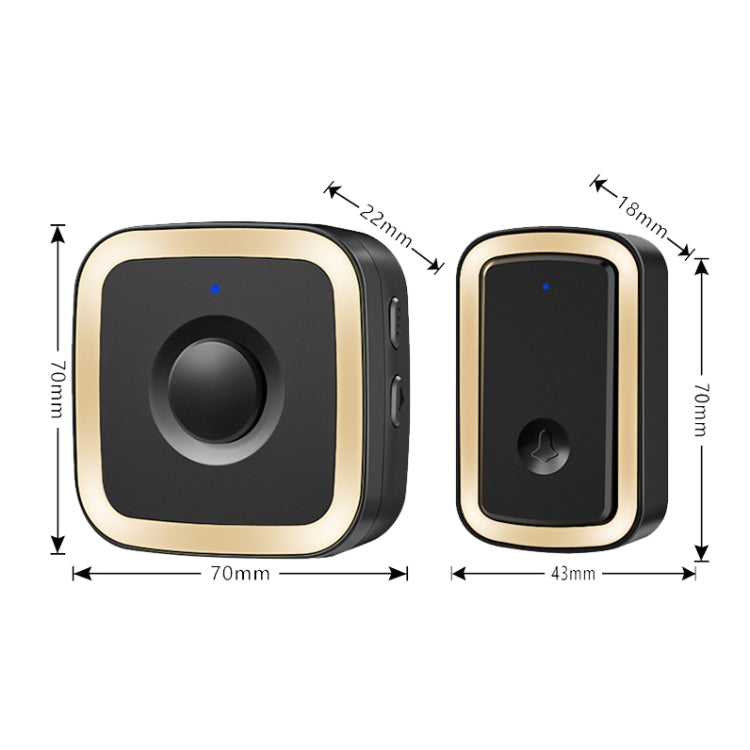 CACAZI A58 Smart Wireless Doorbell without Battery Reluova