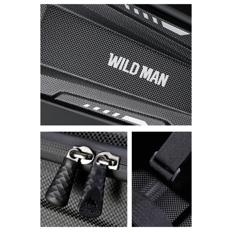 WILD MAN Electric Sooter Hard Shell EVA Front Bag Folding Bicycle Bag Reluova