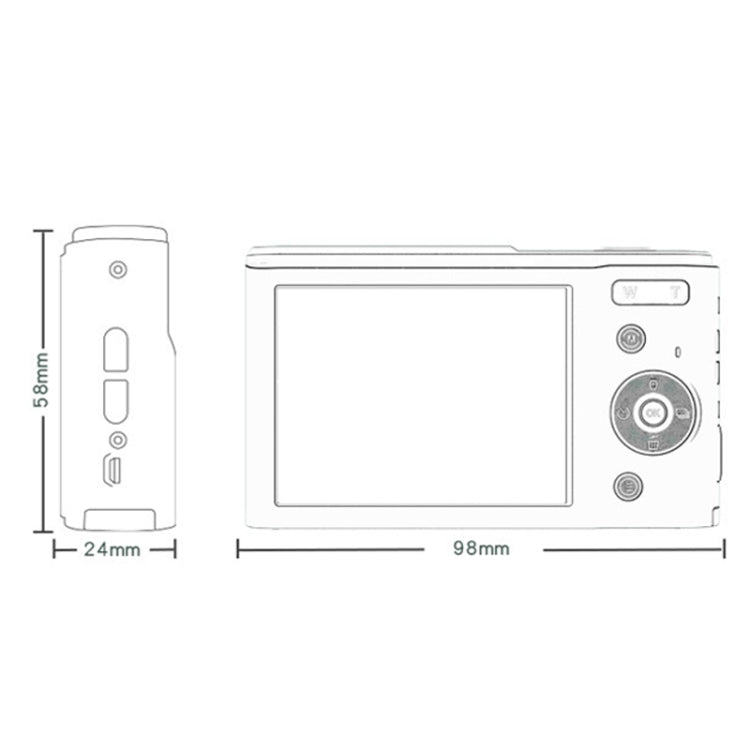 DC303A 2.8-Inch 4K 16X Zoom HD Digital Camera Mini Children Photography Camera - Reluova