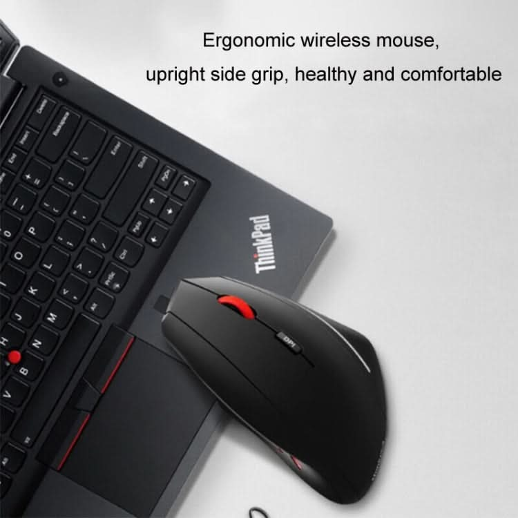 Lenovo Thinkbook Wireless Mouse Ergonomic Design Side Grip Mice My Store