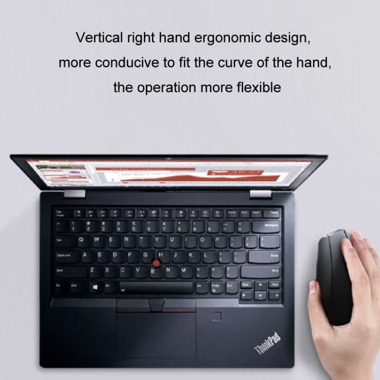 Lenovo Thinkbook Wireless Mouse Ergonomic Design Side Grip Mice My Store