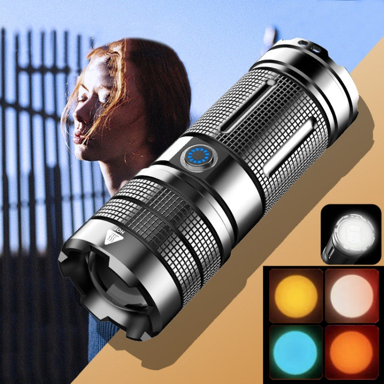 X3 RGB Atmosphere Zoom 4-Color Photography Fill-In Flashlight