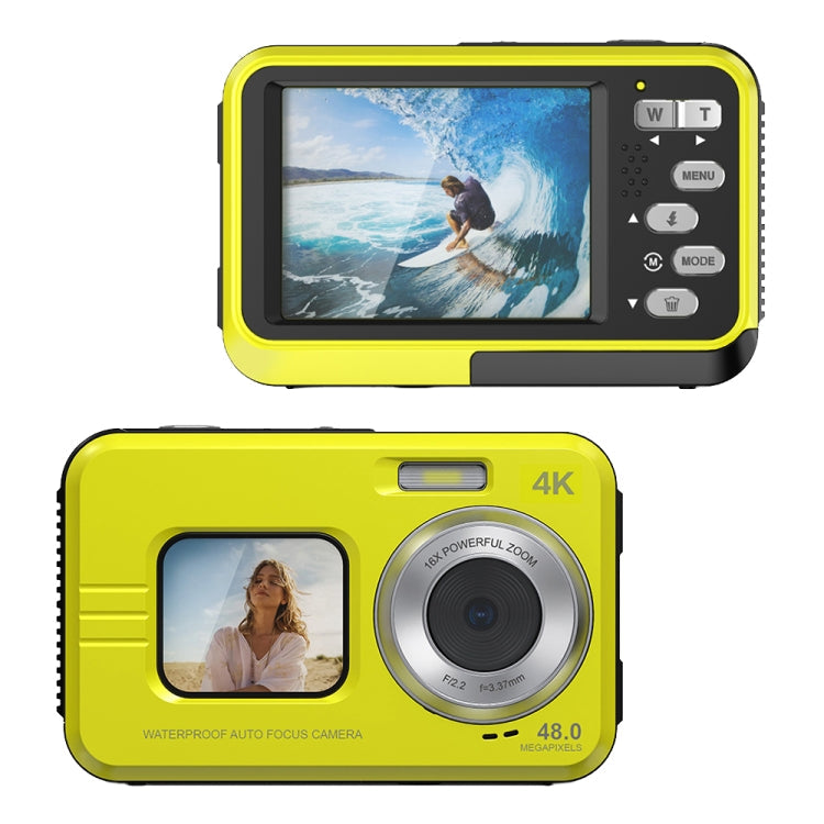 WDC901 3.5m Waterproof 48MP HD Dual Screen Outdoor Sports Digital Camera - Reluova