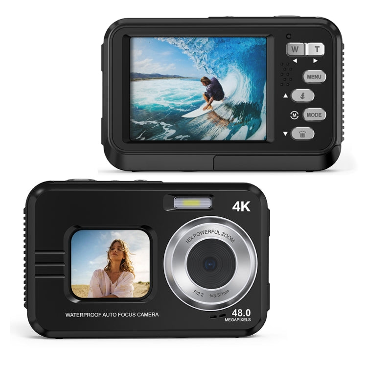 WDC901 3.5m Waterproof 48MP HD Dual Screen Outdoor Sports Digital Camera - Reluova