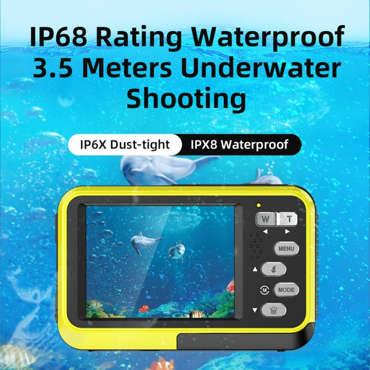 WDC901 3.5m Waterproof 48MP HD Dual Screen Outdoor Sports Digital Camera - Reluova