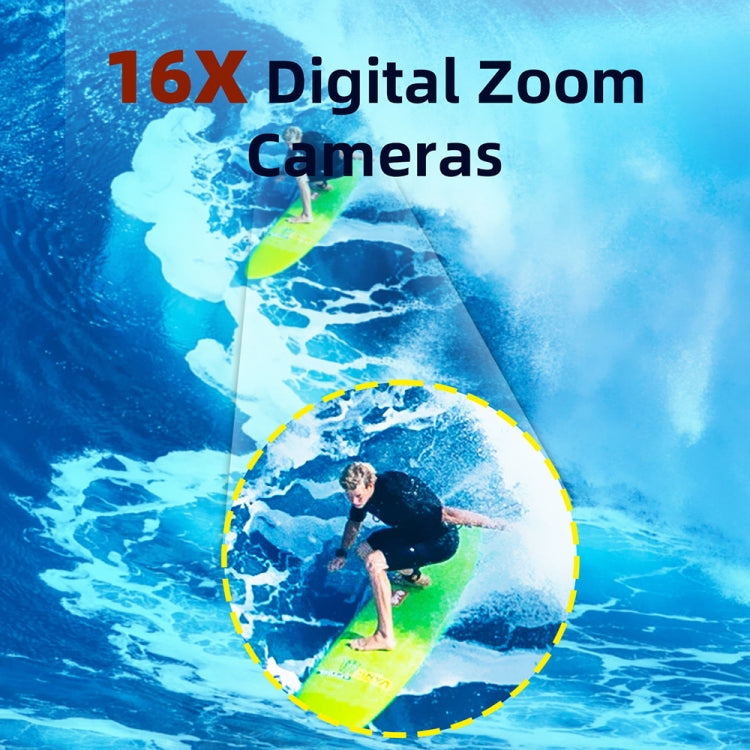 WDC901 3.5m Waterproof 48MP HD Dual Screen Outdoor Sports Digital Camera - Reluova