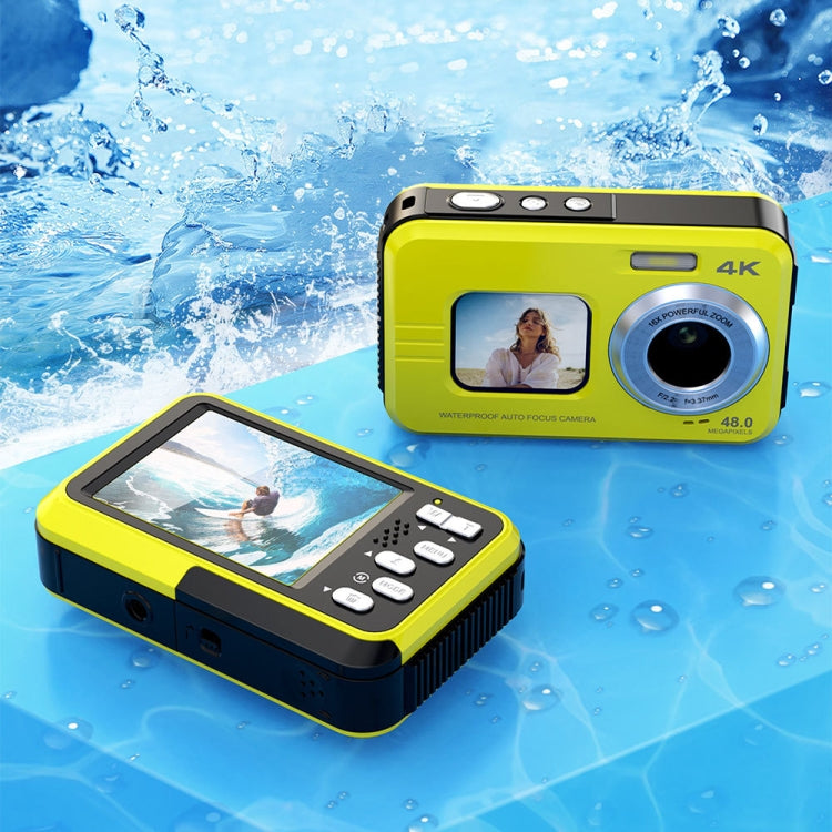 WDC901 3.5m Waterproof 48MP HD Dual Screen Outdoor Sports Digital Camera - Reluova