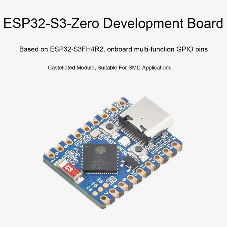 Waveshare ESP32-S3 Mini Development Board, Based On ESP32-S3FH4R2 Dual-Core Processor Reluova