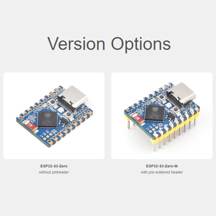 Waveshare ESP32-S3 Mini Development Board, Based On ESP32-S3FH4R2 Dual-Core Processor