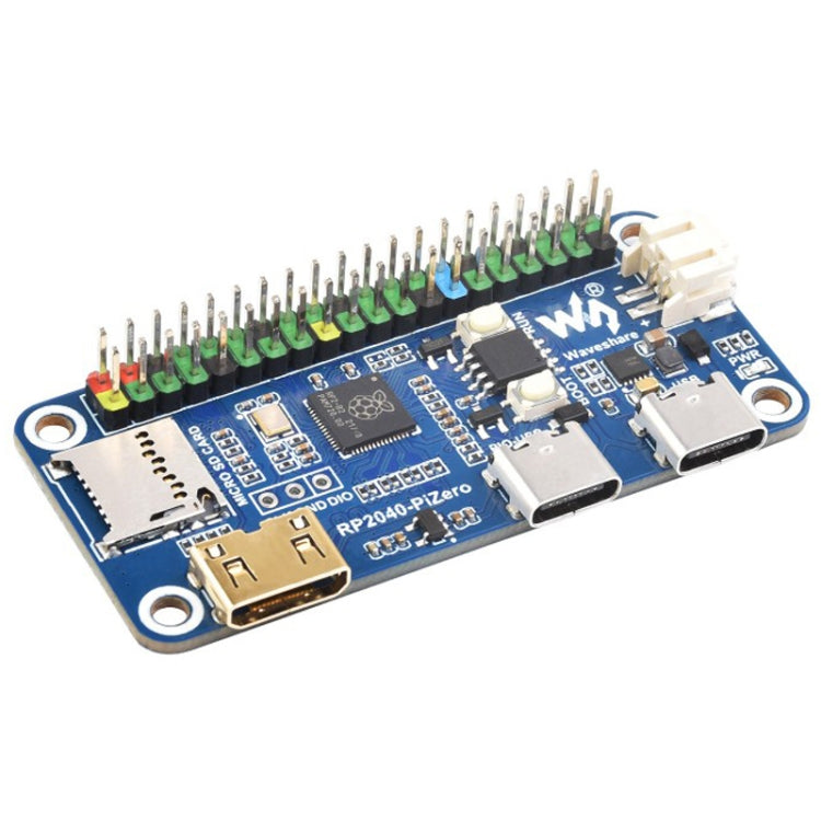 Waveshare 25506 RP2040-PiZero Development Board, Based On Raspberry Pi RP2040, 264KB SRAM And 16MB Reluova