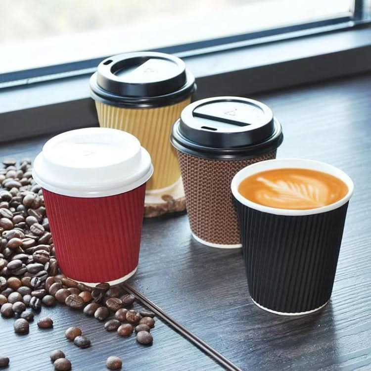 Thickened kraft Paper Corrugated Coffee Cup Reluova