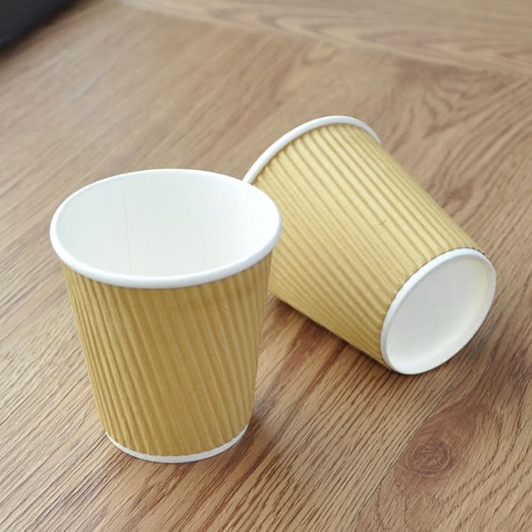 Thickened kraft Paper Corrugated Coffee Cup Reluova