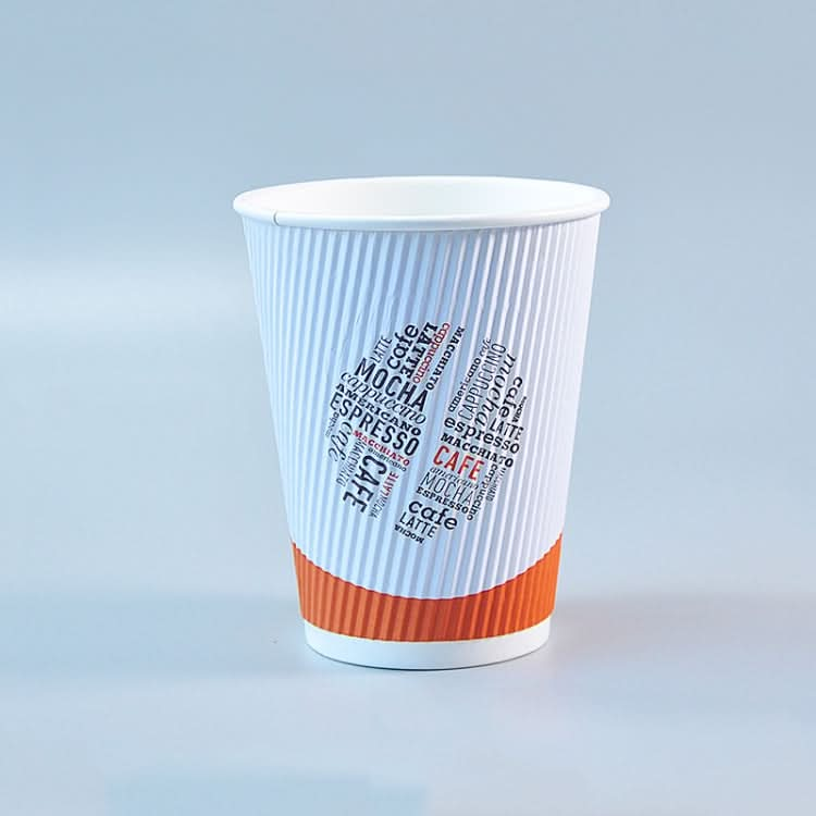 Thickened kraft Paper Corrugated Coffee Cup Reluova