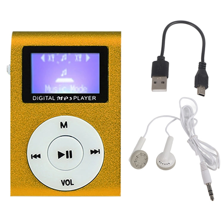 Mini Lavalier Metal MP3 Music Player with Screen