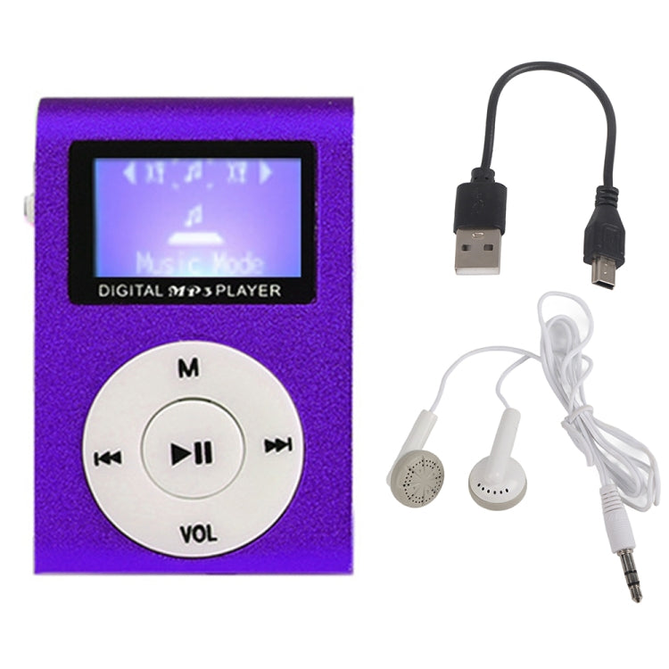 Mini Lavalier Metal MP3 Music Player with Screen Reluova