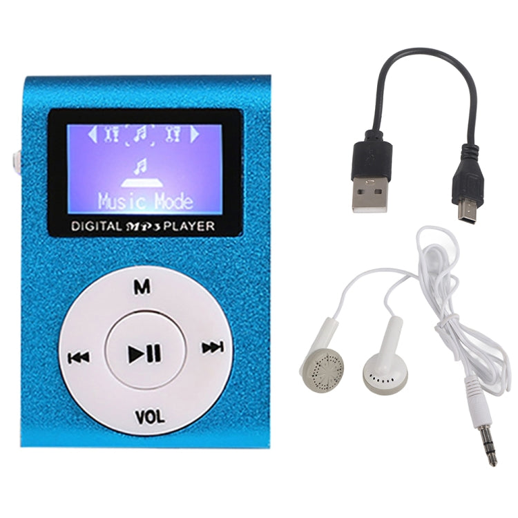 Mini Lavalier Metal MP3 Music Player with Screen