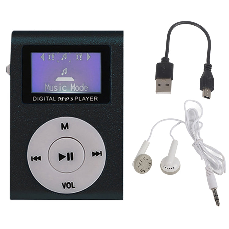 Mini Lavalier Metal MP3 Music Player with Screen