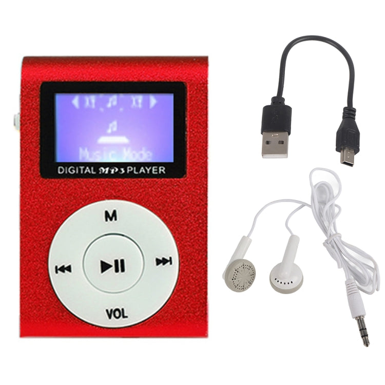 Mini Lavalier Metal MP3 Music Player with Screen Reluova