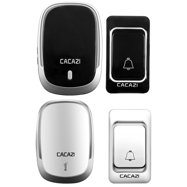 CACAZI Smart Waterproof Music Wireless Doorbell Multifunctional Pager