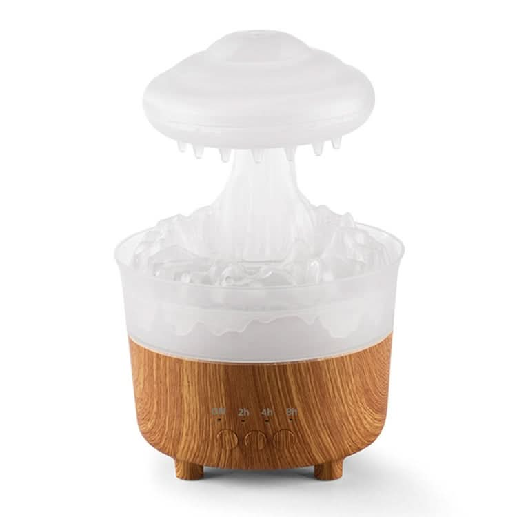 V50 Desktop Colorful Night Light Humidifier Wood Grain Water Drop Aroma Diffuser Reluova