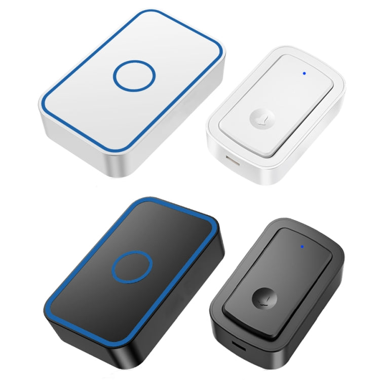 CACAZI A19 1 For 1 Wireless Music Doorbell without Battery Reluova