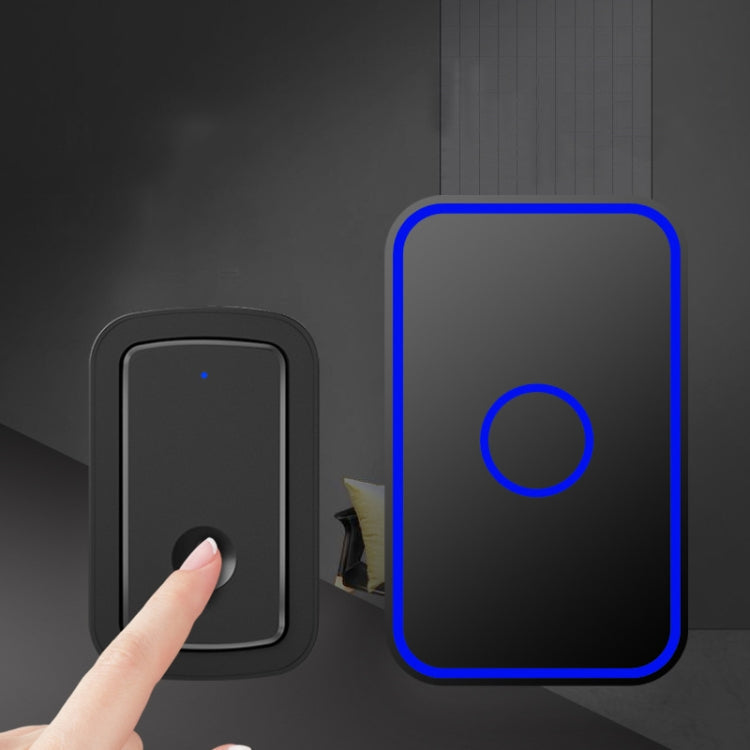 CACAZI  A19 One Button Three Receivers Wireless Music Doorbell without Battery Reluova