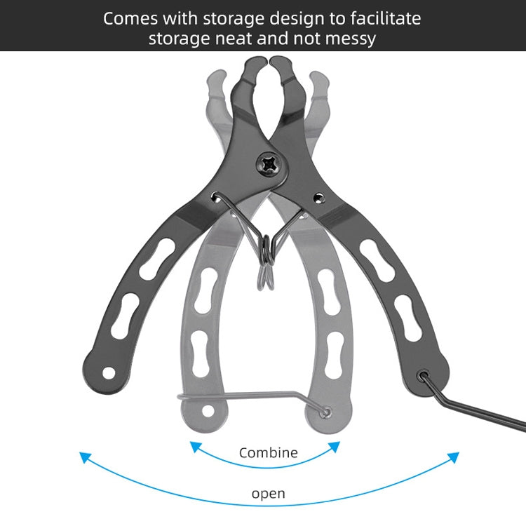 3 PCS Bicycle Mini Chain Fast Release Magic Buckle Pliers Two-Way Bayonet Disassembly Pliers