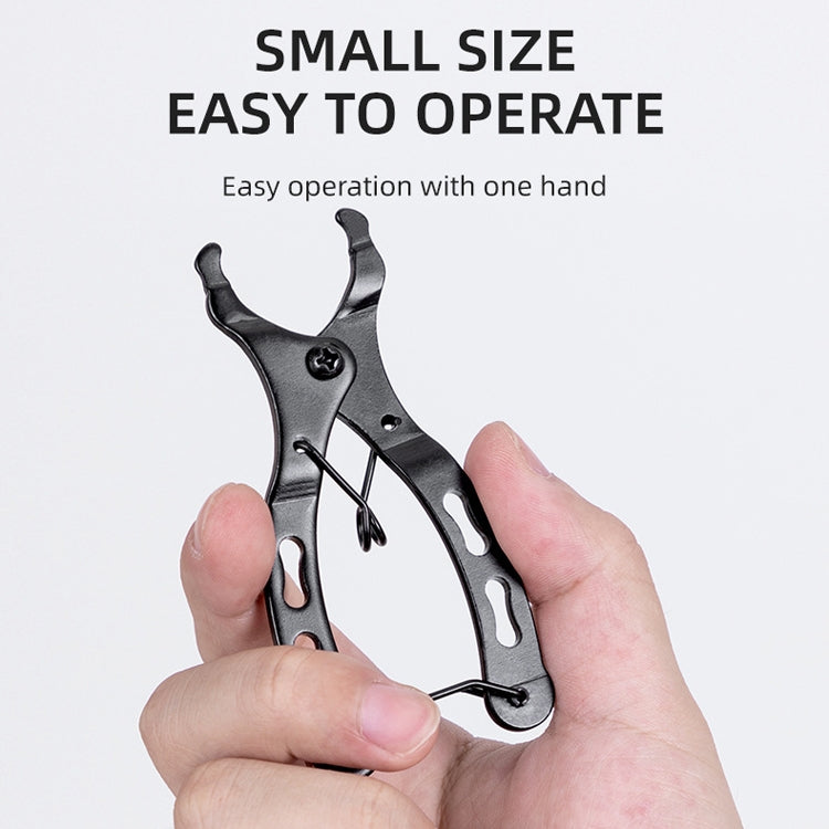 3 PCS Bicycle Mini Chain Fast Release Magic Buckle Pliers Two-Way Bayonet Disassembly Pliers Reluova