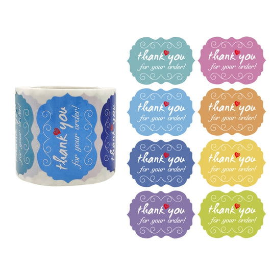 Thank You Sticker Seal Sticker Cake Decoration Label