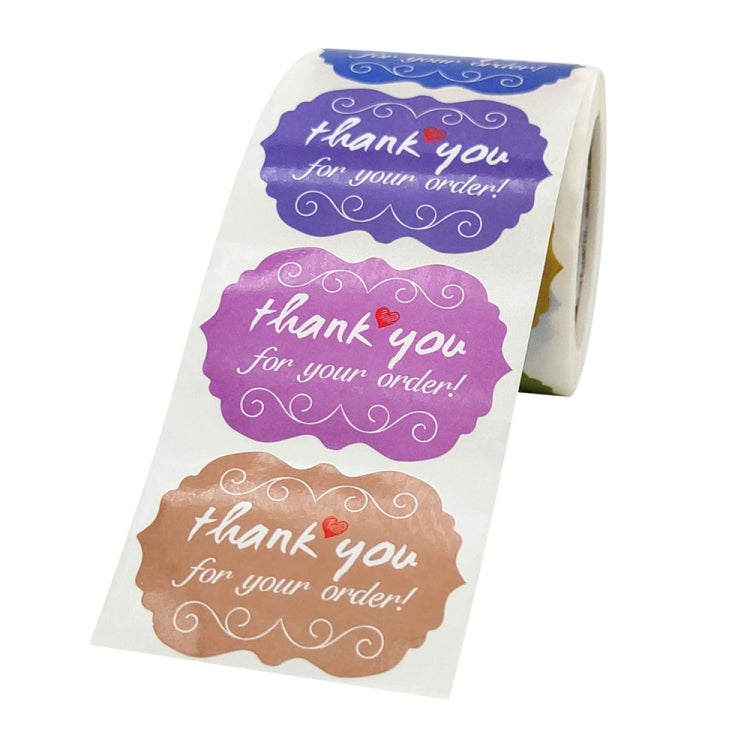 Thank You Sticker Seal Sticker Cake Decoration Label