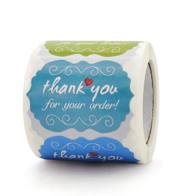 Thank You Sticker Seal Sticker Cake Decoration Label