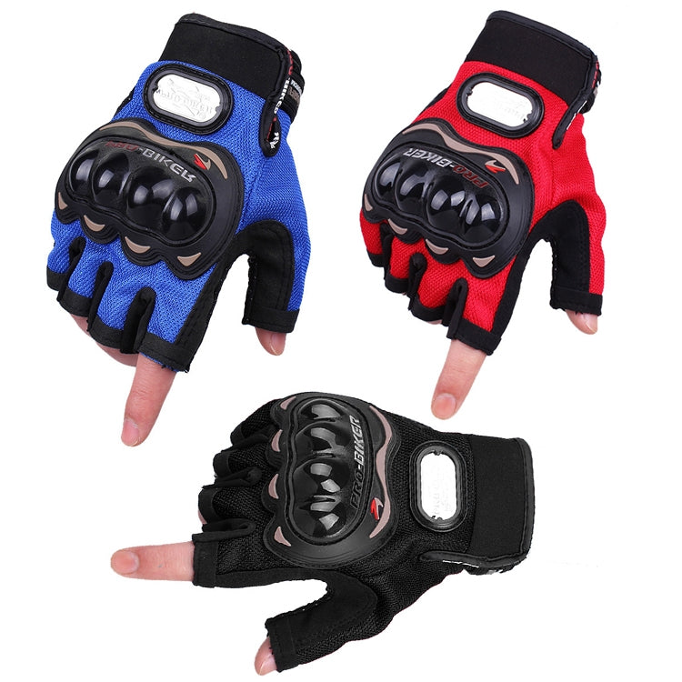 PRO-BIKER PRO01C Outdoor Cycling Glove Motorcycle Anti-Drop Safety Protection Half-Finger Glove