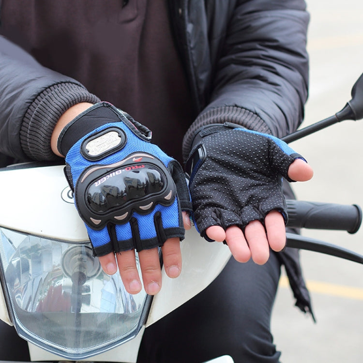 PRO-BIKER PRO01C Outdoor Cycling Glove Motorcycle Anti-Drop Safety Protection Half-Finger Glove Reluova