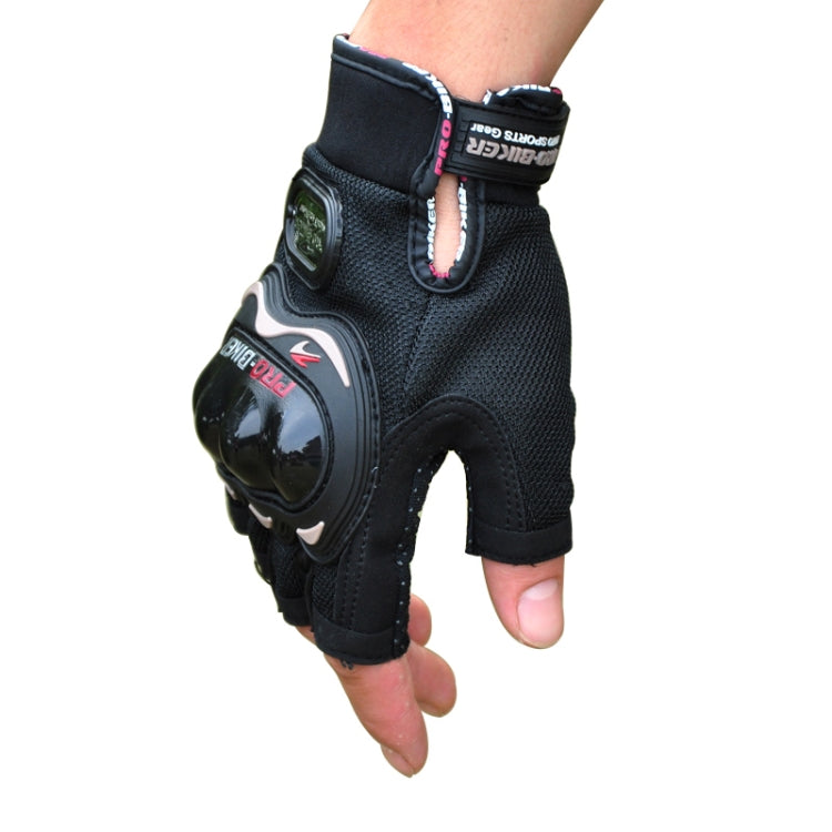 PRO-BIKER PRO01C Outdoor Cycling Glove Motorcycle Anti-Drop Safety Protection Half-Finger Glove Reluova